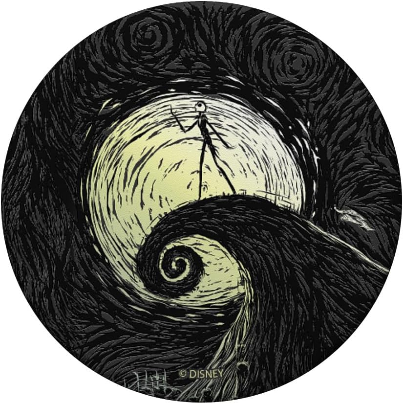 Thumbnail 2 de PopGrip adhésif Nightmare Before Christmas Spiral Hill Midnight – fixation pour smartphone