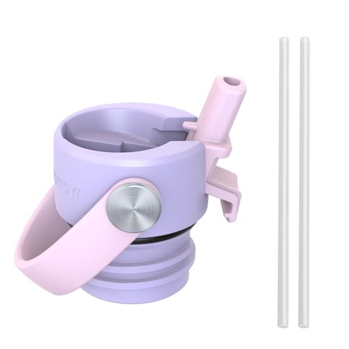 Detalle de Super Sparrow Sparrow Trinkflasche Kinder 500ml – Edelstahl mit Strohhalm, isoliert