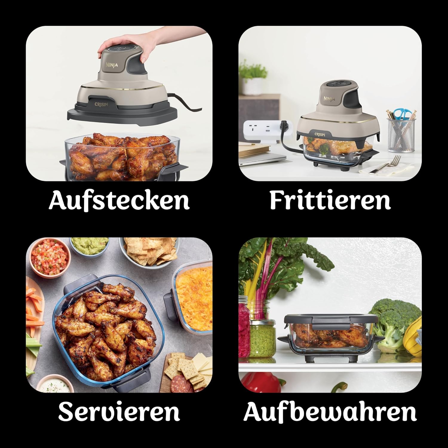 Thumbnail 6 de Ninja CRISPi Air fryer 3,8 l, 1700 W