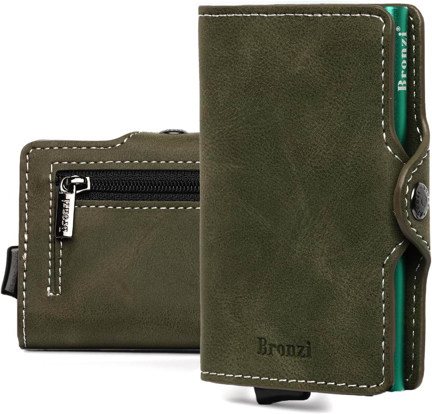 Thumbnail 2 de Bronzi Portafoglio Uomo Slim Piccolo 10x6,5 cm