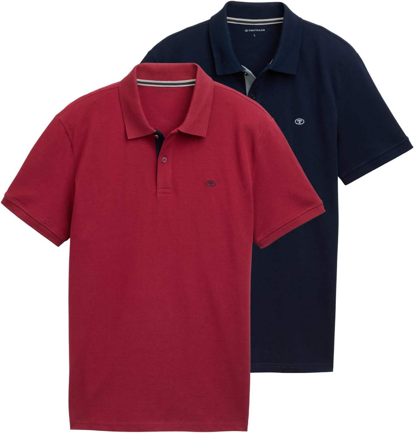 Thumbnail 6 de Tom Tailor Herren Doppelpack Poloshirt Basic mit Logo-Print – Regular Fit im Baumwoll-Piqué