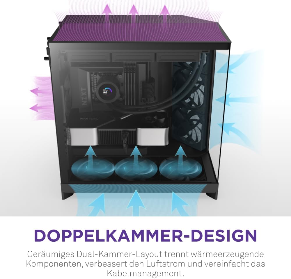 Thumbnail 5 de NZXT H9 Flow Gehäuse