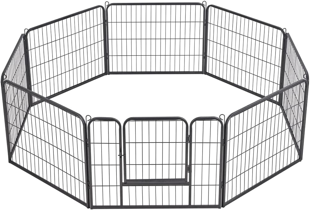 Yaheetech 8 Parque para Perro 80x60cm Vallas para Mascota