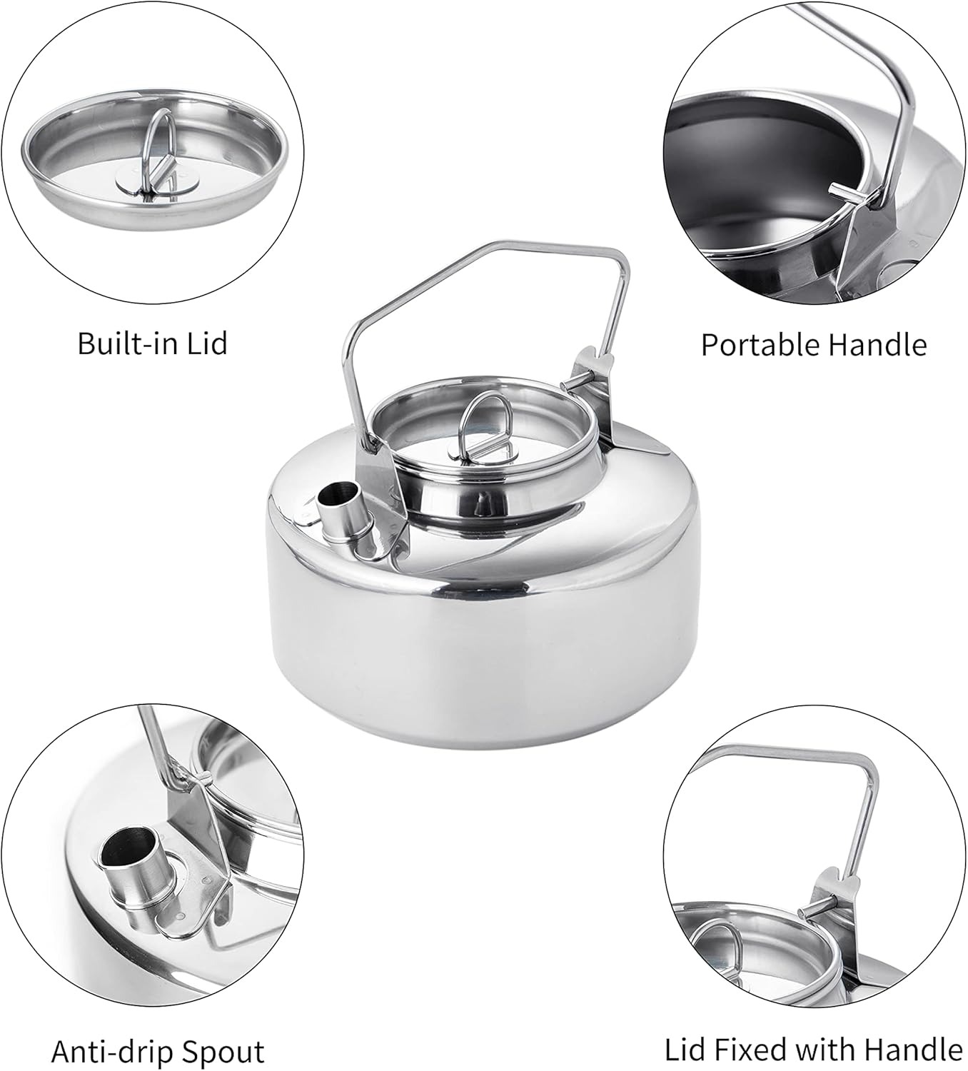 Detalle de Fire Maple Antarcti 1.0L stainless kettle
