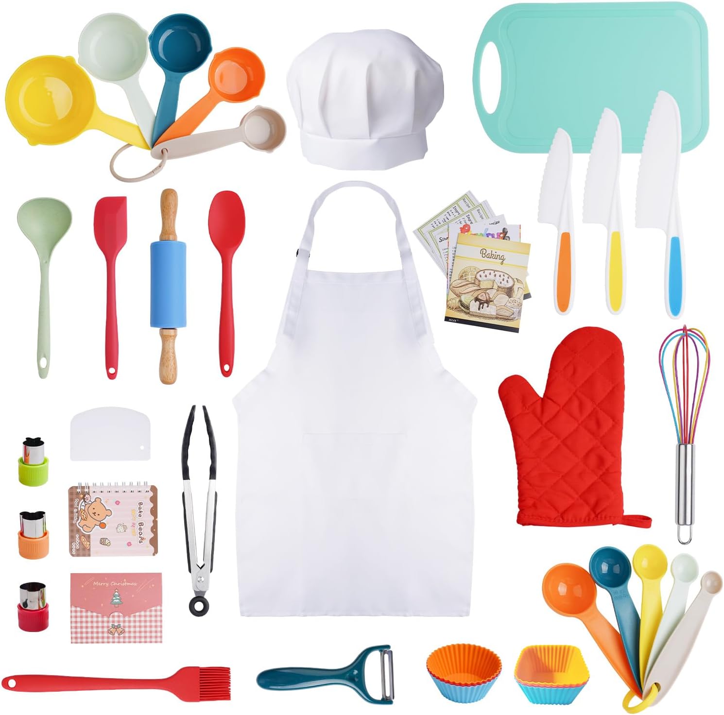 Detalle 2 de Kids Cooking Set Real Baking Utensils — Junior Chef Kit