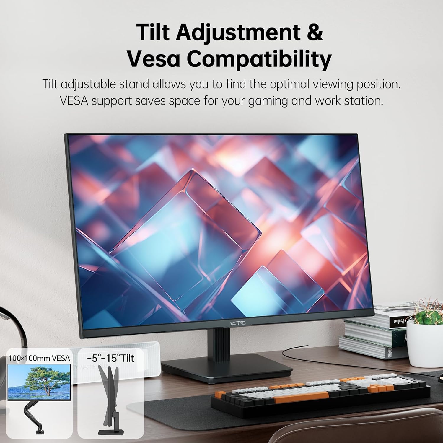 Thumbnail 6 de KTC 27 Inch 4K UHD IPS Monitor (H27P27) with HDR400, DCI-P3 95% and 1.07B Colors