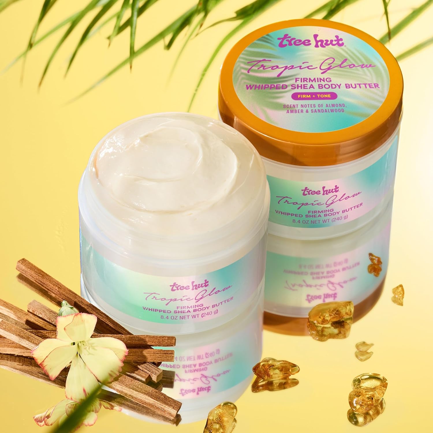 Detalle de Tree Hut Tropical Glow burro corpo 240 g