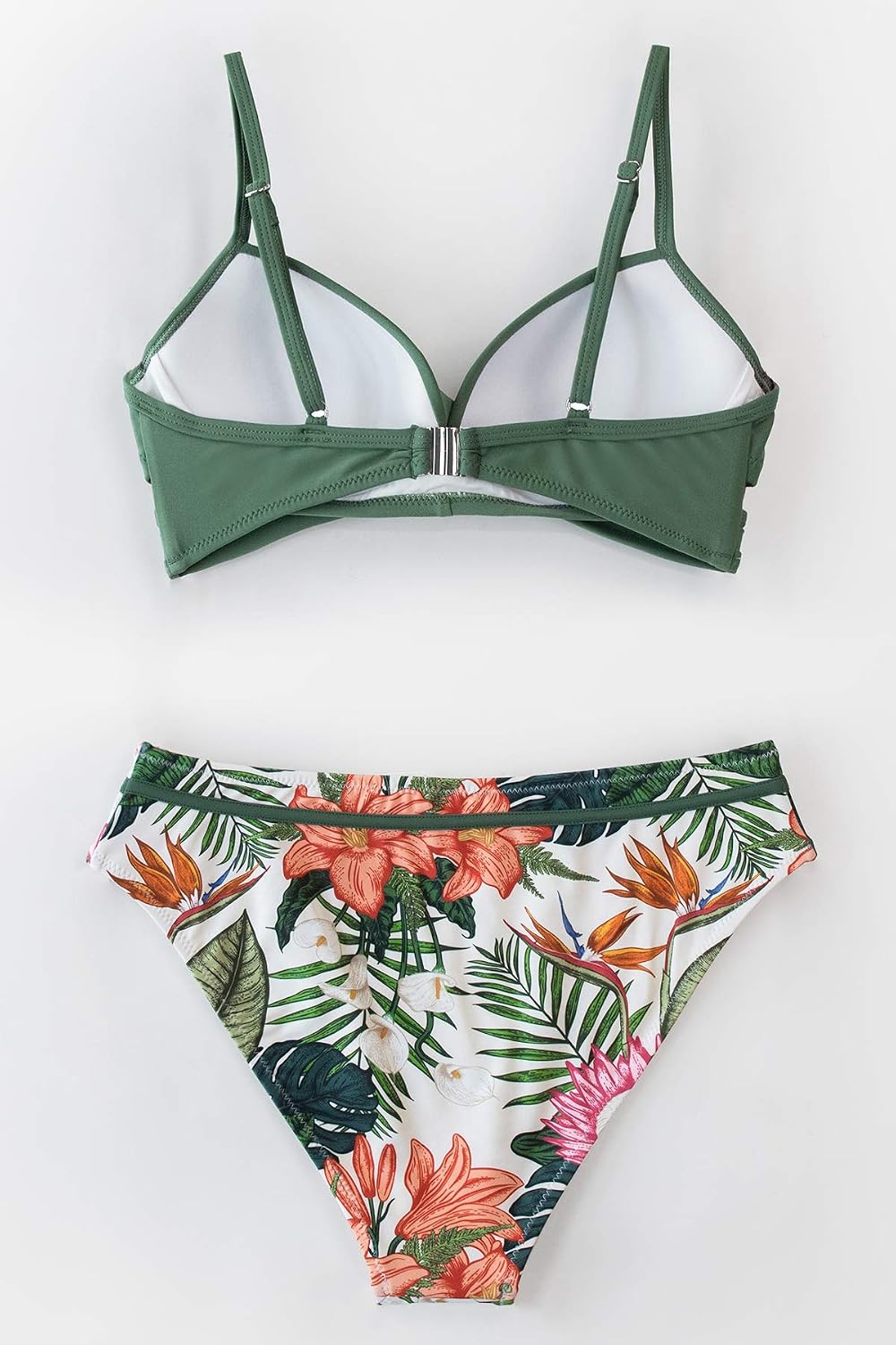 Detalle de CUPSHE bikini noué à fleurs pour femme