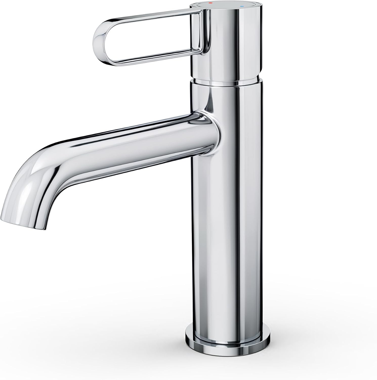 Detalle de Alphabath Einhebel-Waschtischarmatur mit Messinggehäuse und Keramikkartusche