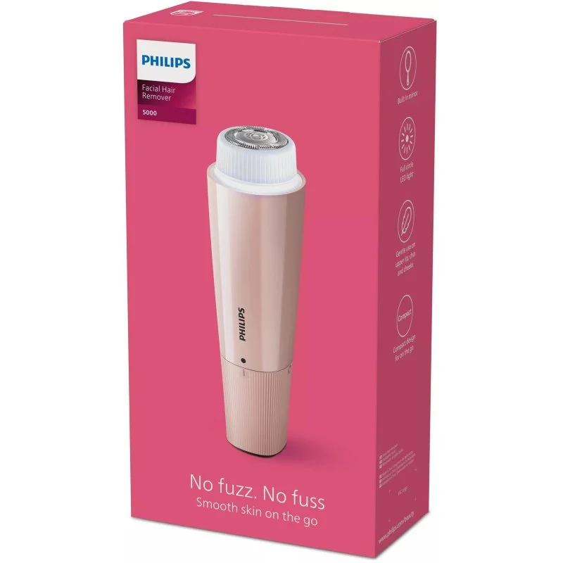 Thumbnail 1 de Philips BRR454/00 Depiladora facial 5000 Rosa