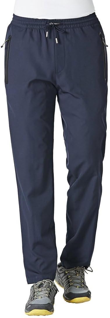 Detalle de Rdruko Men's Casual Pants: Lightweight Quick-Dry for Running, Hiking, and Everyday Wear