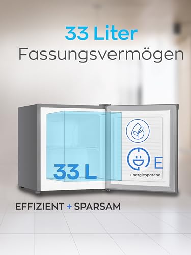 Detalle 2 de HEINRICH´S Mini Gefrierschrank 33L – leise, kompakt und flexibel einsetzbar