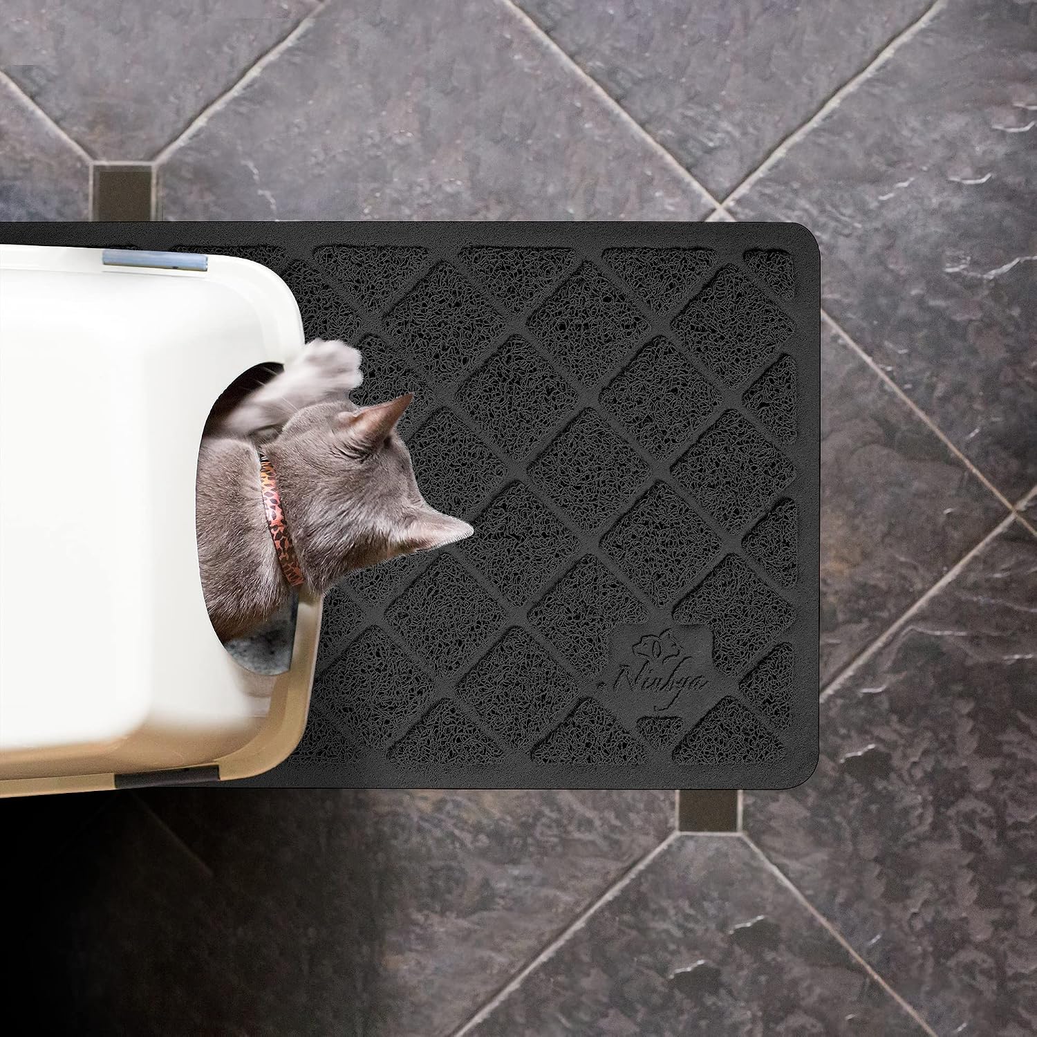 Detalle 2 de Niubya Cat Litter Mat 23 x 14 Inches