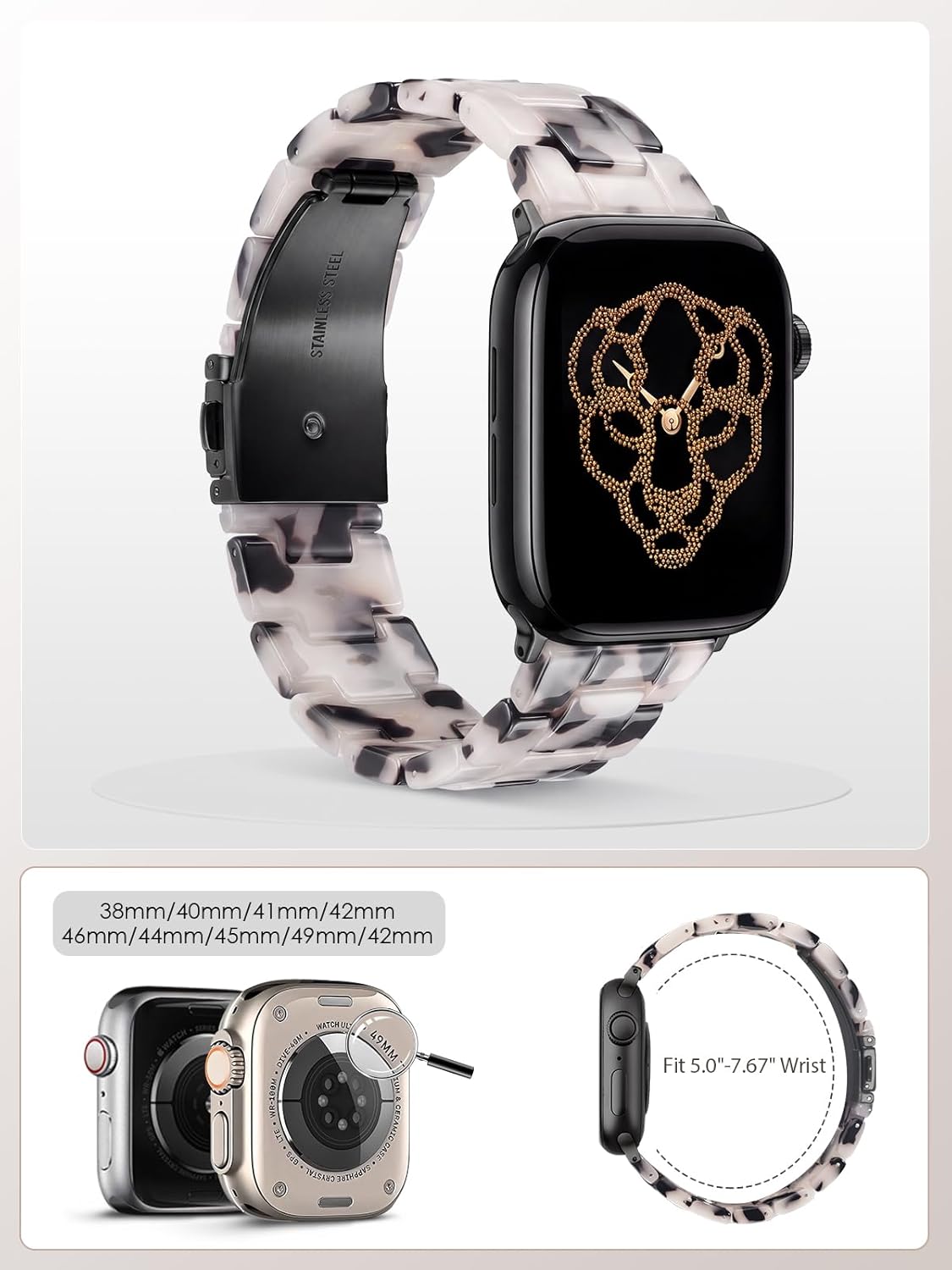 Thumbnail 5 de V.R.HOPE Resin Band for Apple Watch 38-42mm