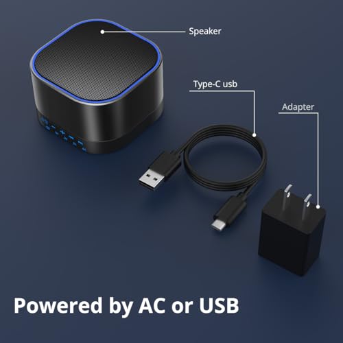Thumbnail 4 de Magicteam Sound White Noise Machine with 20 Non-Looping Sounds and Memory Function