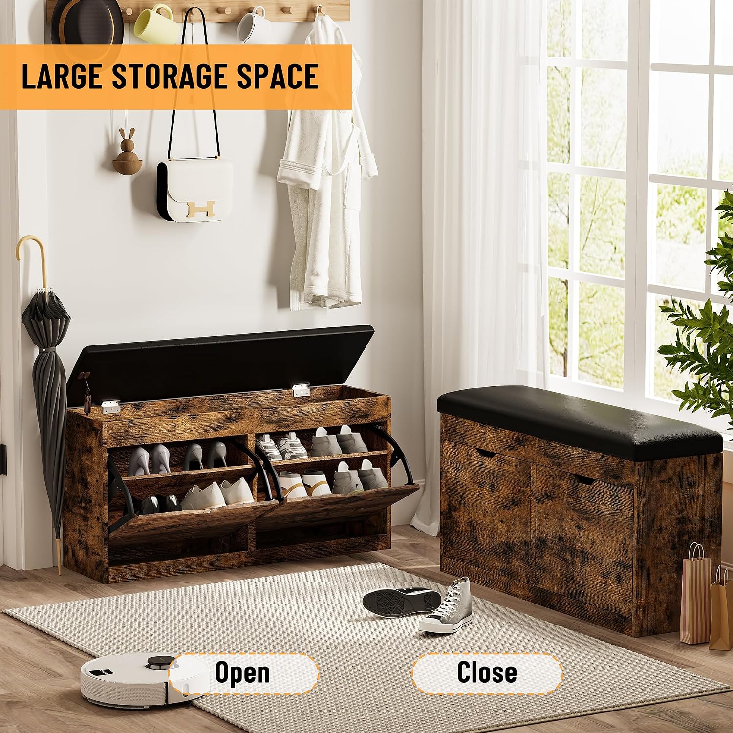 Thumbnail 6 de Astimey Shoe Storage Bench, 40-Inch