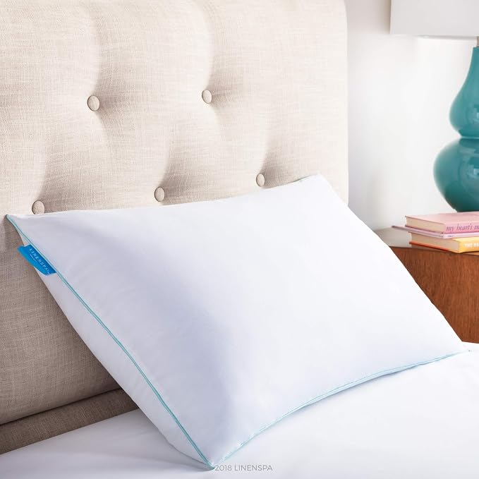 Linenspa Almohada viscoelástica con gel refrescante, 70x35 cm 💤