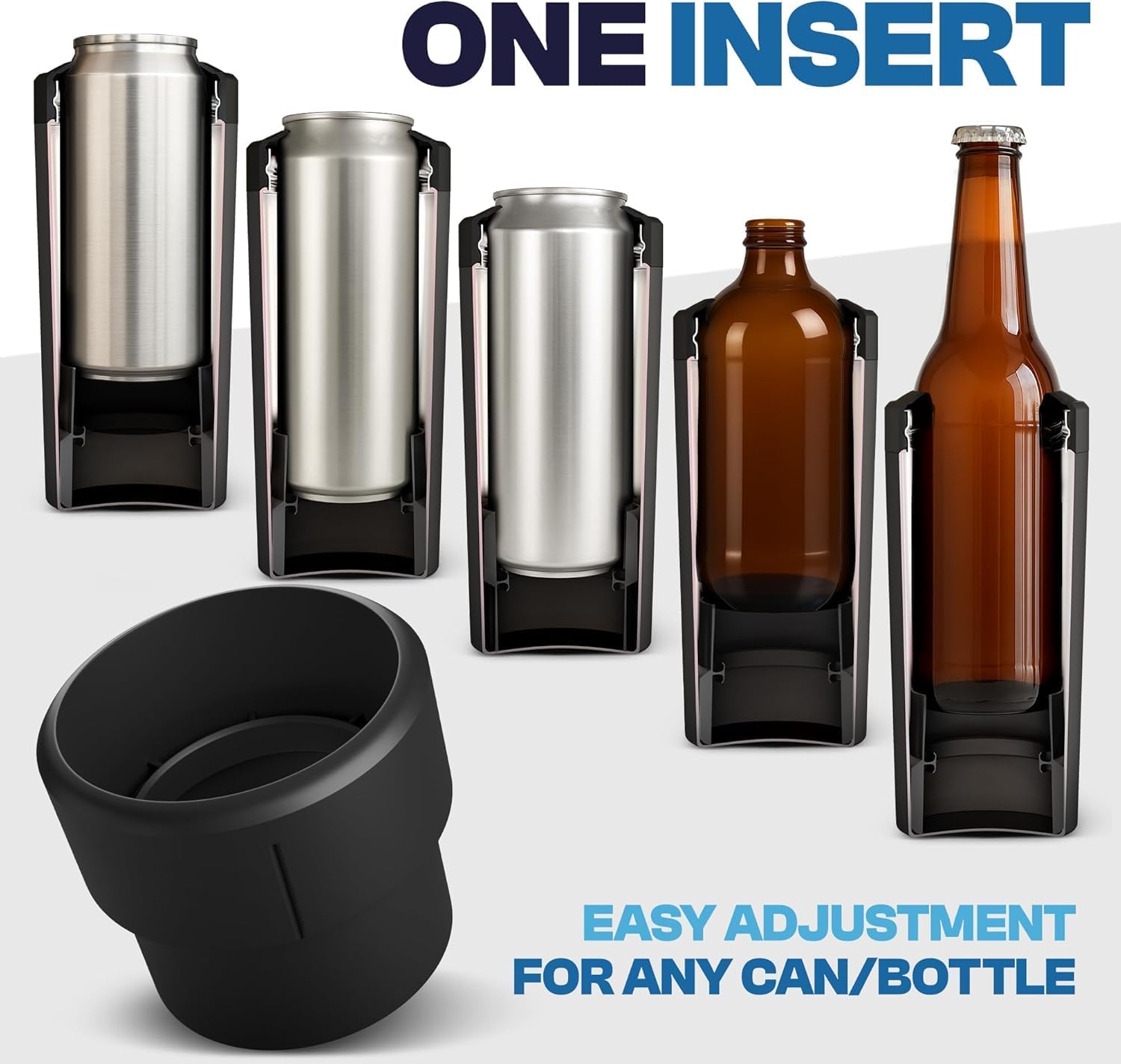 Thumbnail 6 de Frost Buddy Universal Buddy XL Can Cooler (Burnt Titanium) for 12–24 oz Cans & Bottles