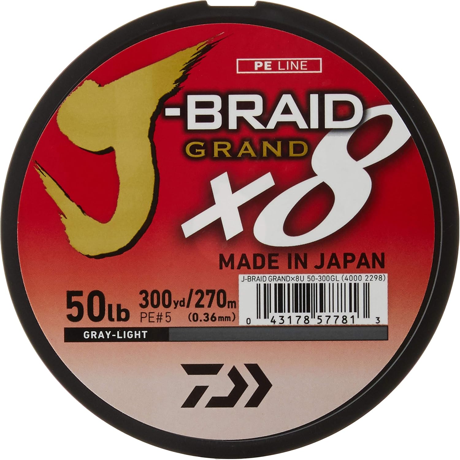 Thumbnail 4 de Daiwa J-Braid Grand x8 plecionka wędkarska 270 m, 50 lb, ciemnozielona