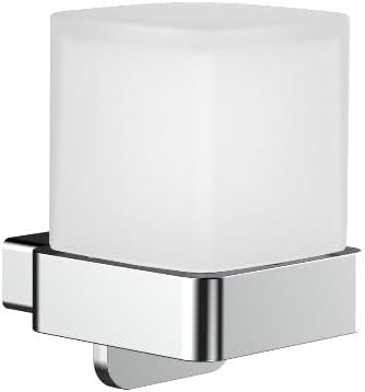 Detalle de Emco Loft 052113303 – ścienny dozownik mydła, czarny mat, szkło kryształowe