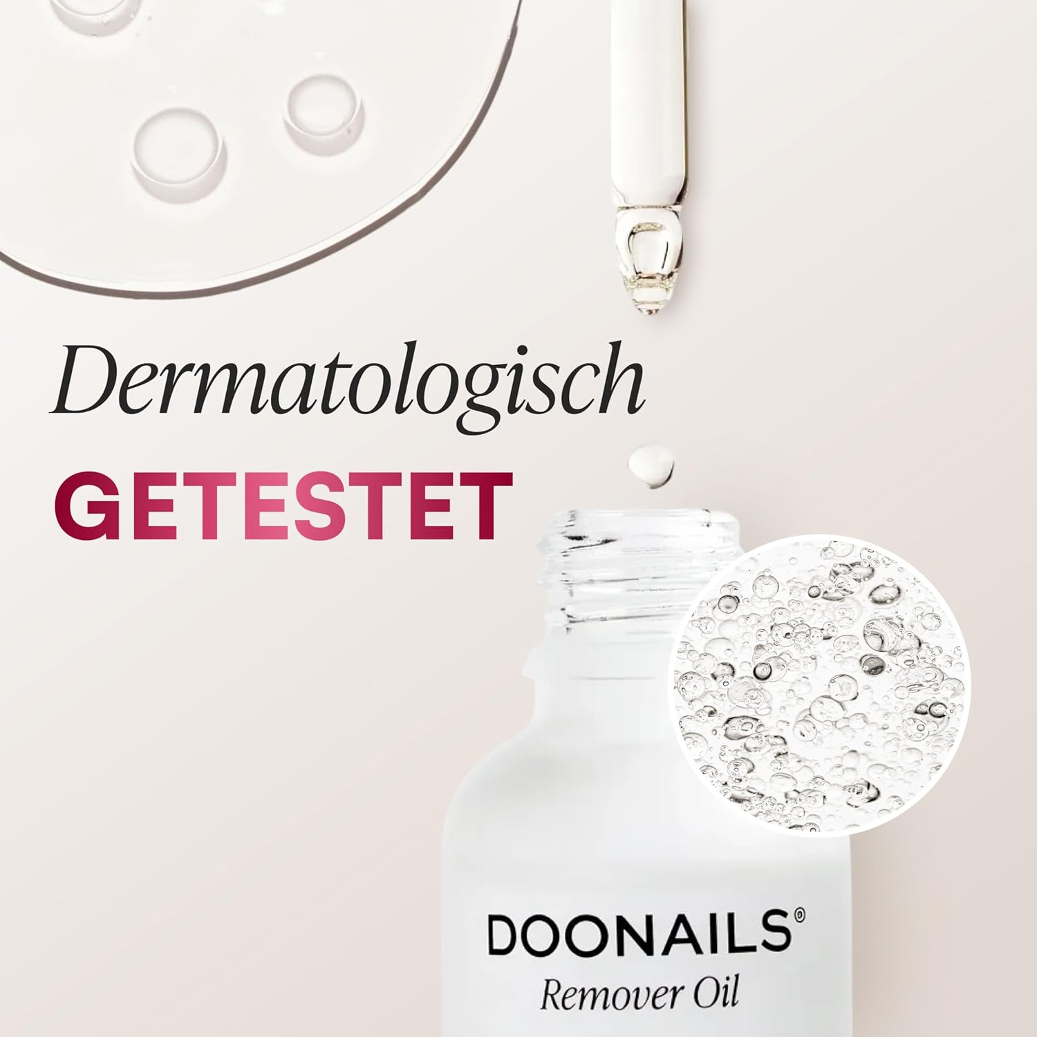 Detalle 2 de DOONAILS Entferner Öl – sanfte Entfernung von Press On Nails und Gel Strips (30 ml)