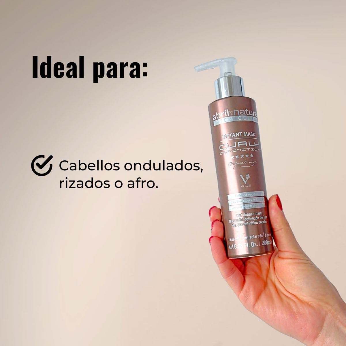 Thumbnail 3 de April et Nature Gold Lifting Mascarilla Rizos Antiencrespado 🌟