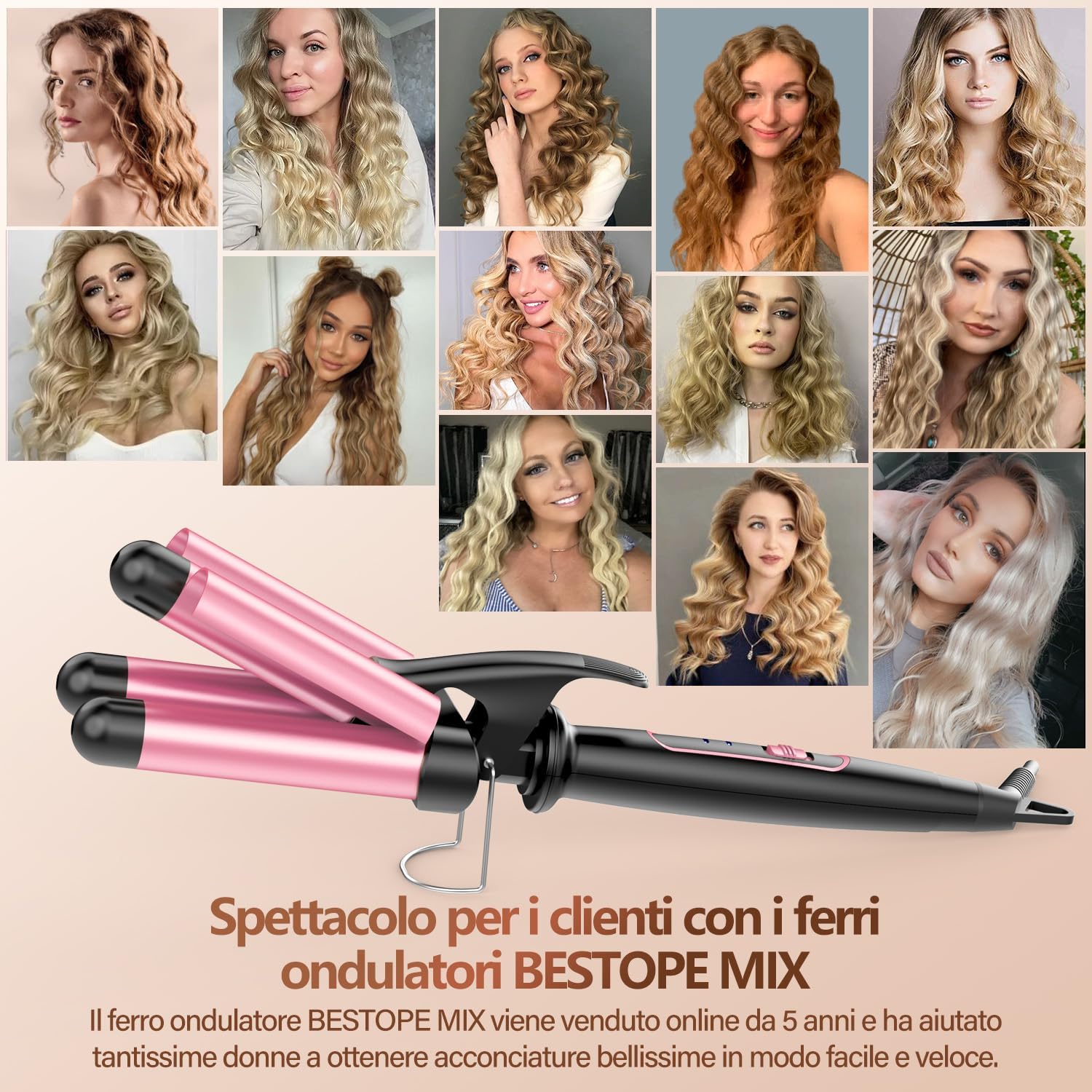 Thumbnail 2 de BESTOPE MIX Arricciacapelli 22mm Onde