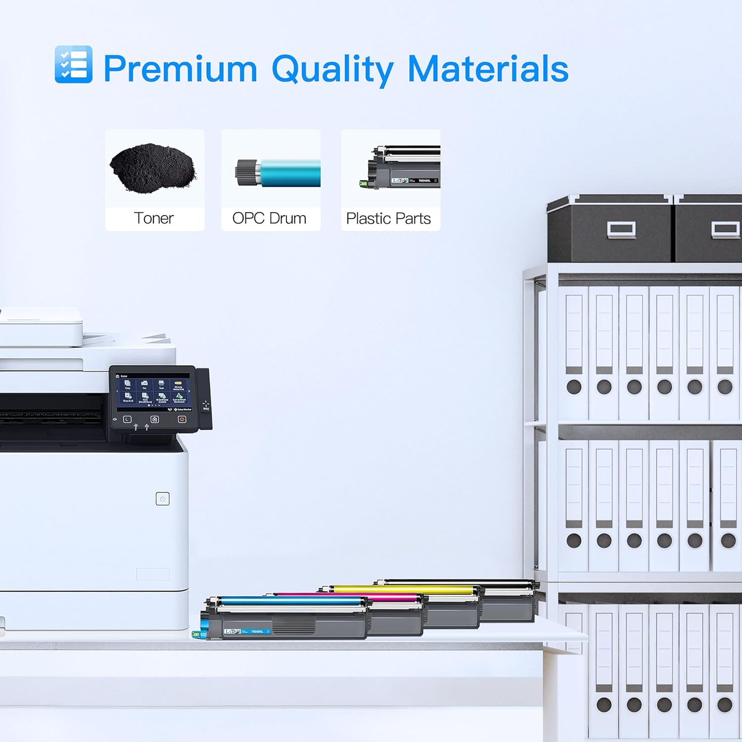 Thumbnail 6 de LxTek TN248XL / TN-248XL Compatible Brother TN-248 Toner 4-Pack (Black/C/M/Y)