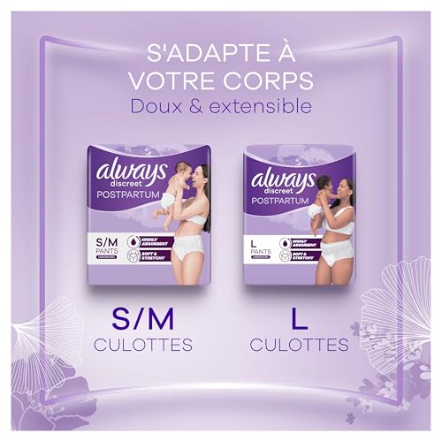 Thumbnail 6 de Always Discreet Postpartum Culottes Jetables Taille M x9