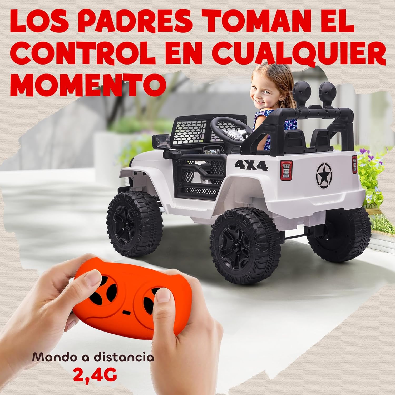 Detalle 2 de HOMCOM Coche Eléctrico 12V para niños