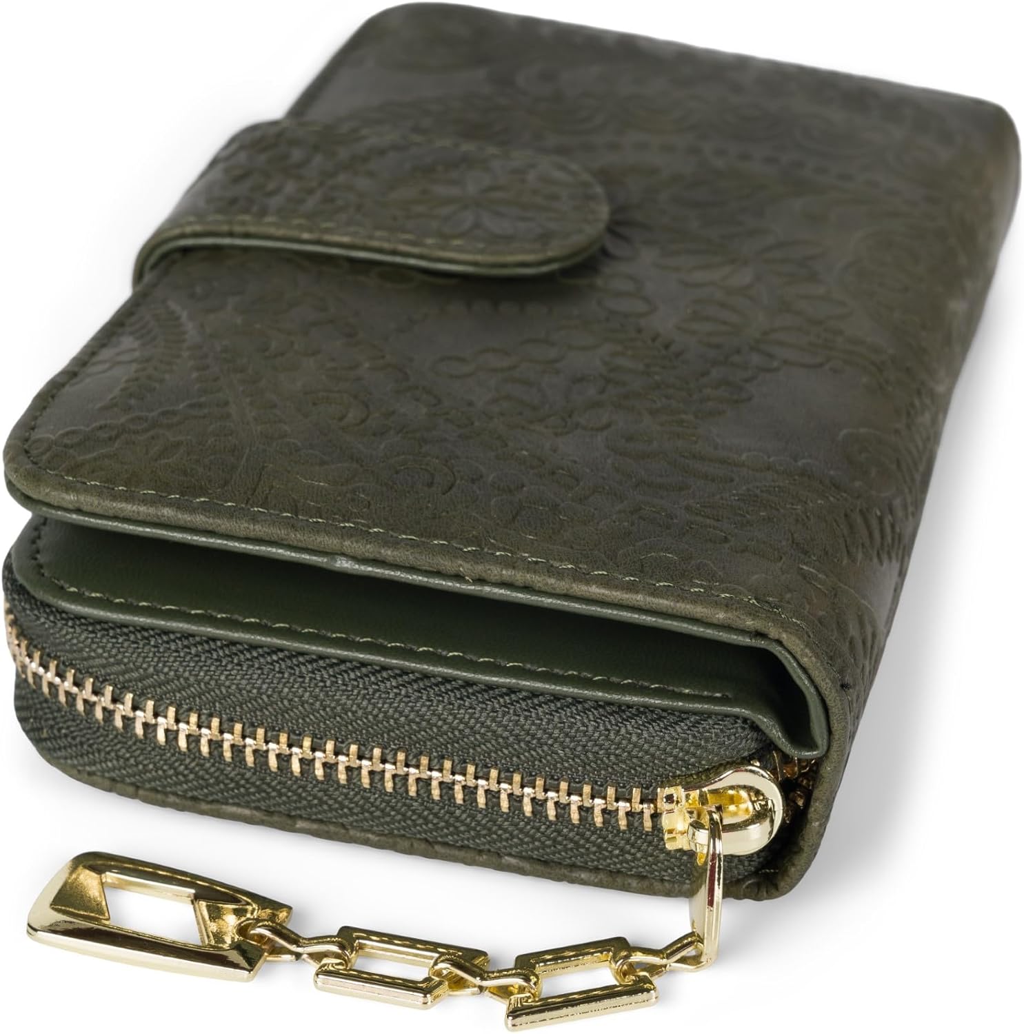 Detalle 2 de styleBREAKER Primavera/Estate 23 Moderno, Taglia Unica — Portafoglio compatto con stampa paisley e protezione RFID