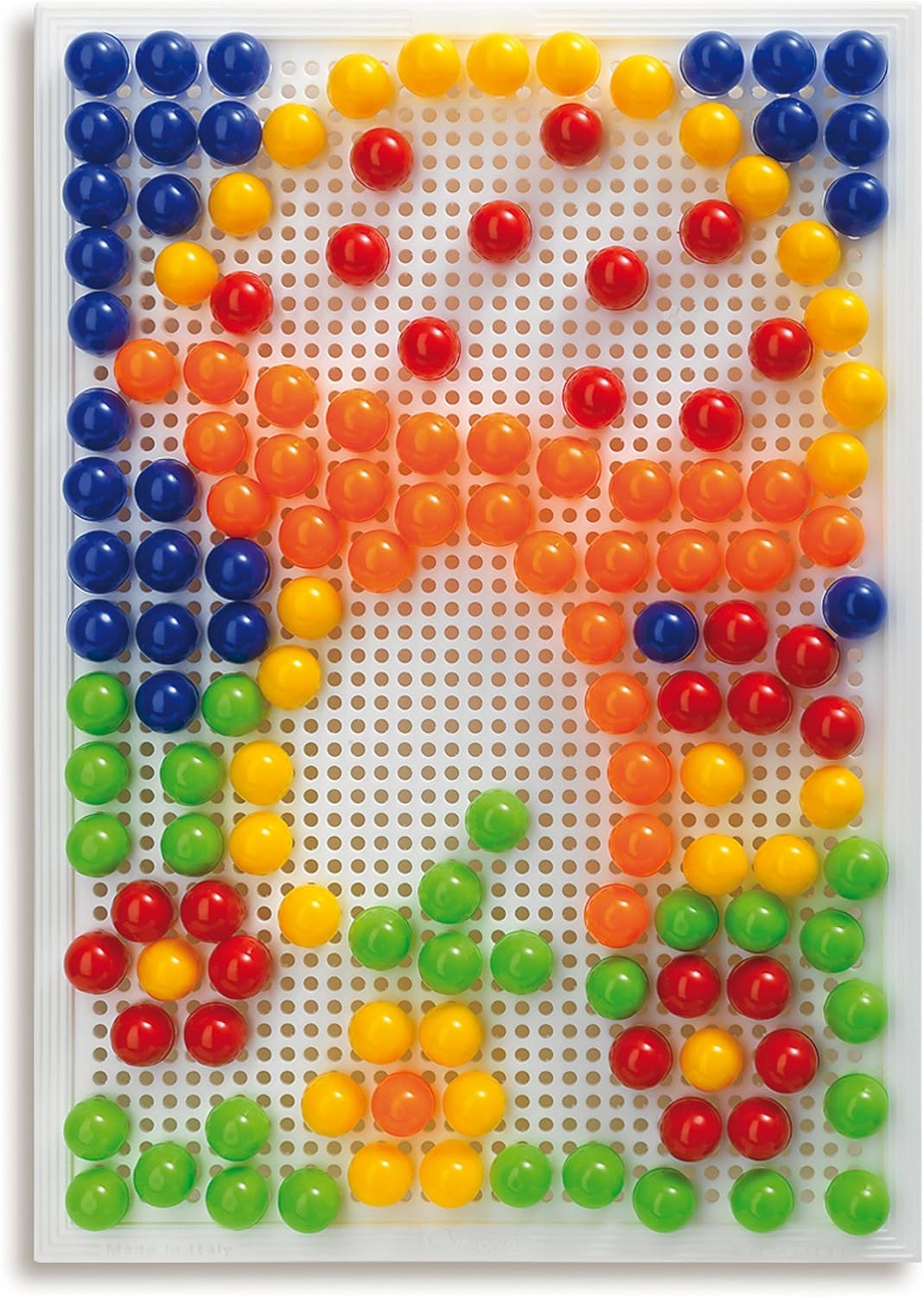 Detalle de Quercetti Fantacolor Portable – Gioco di Mosaic con Chiodini Colorati 10, 15, 20 mm