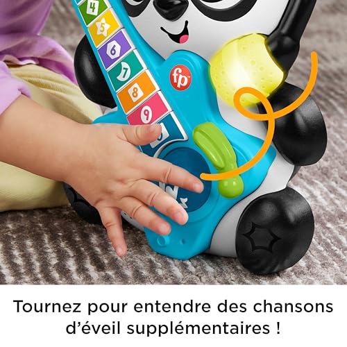 Detalle de Fisher-Price Jouet d’éveil Sync Squad Panda Chiffres (HYK95) — dès 9 mois, lumière et musique interactives