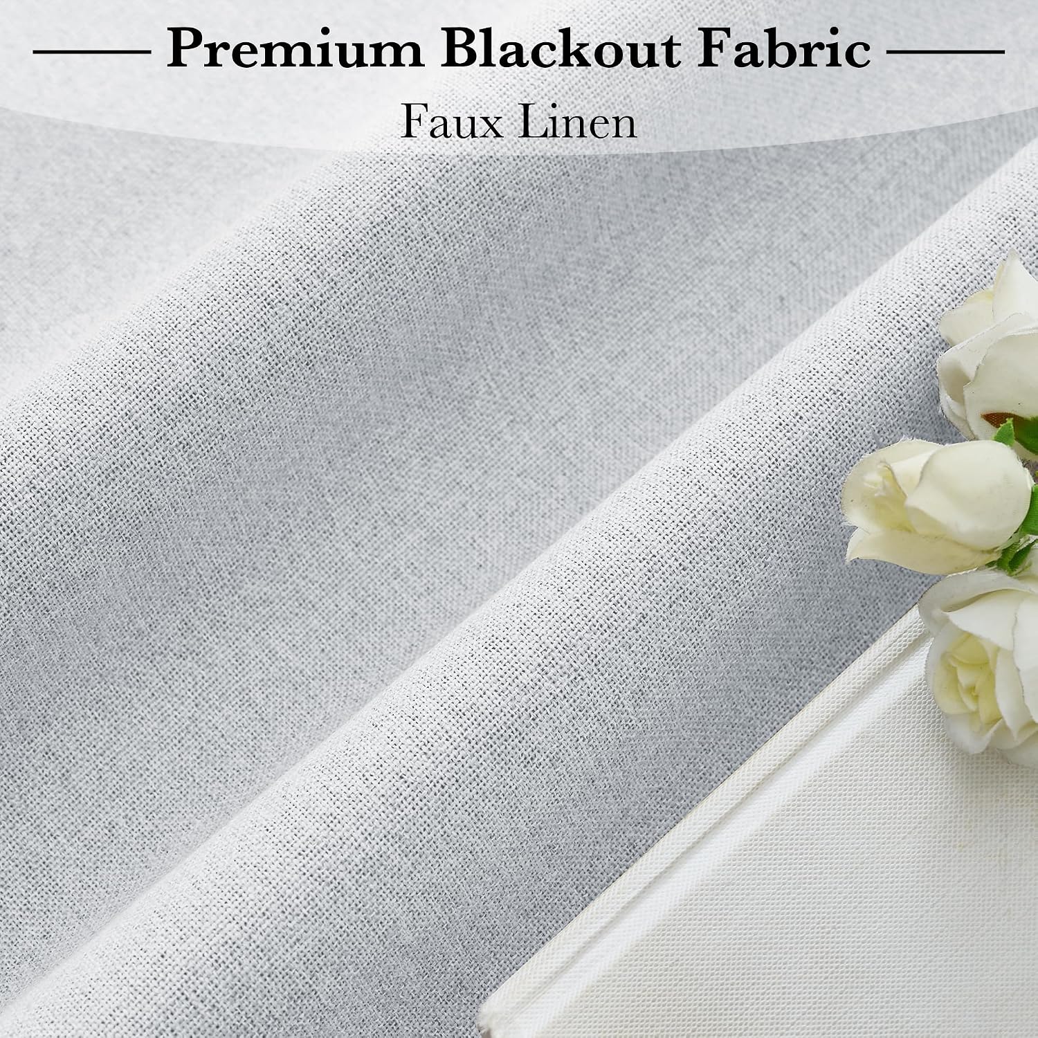 Thumbnail 6 de RYB HOME Blackout French Door Curtain, W36 x L72