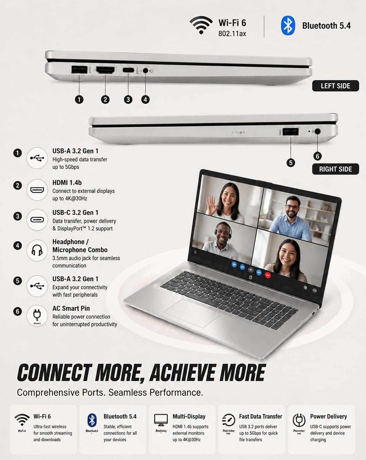 Thumbnail 4 de HP Laptop with 1TB SSD