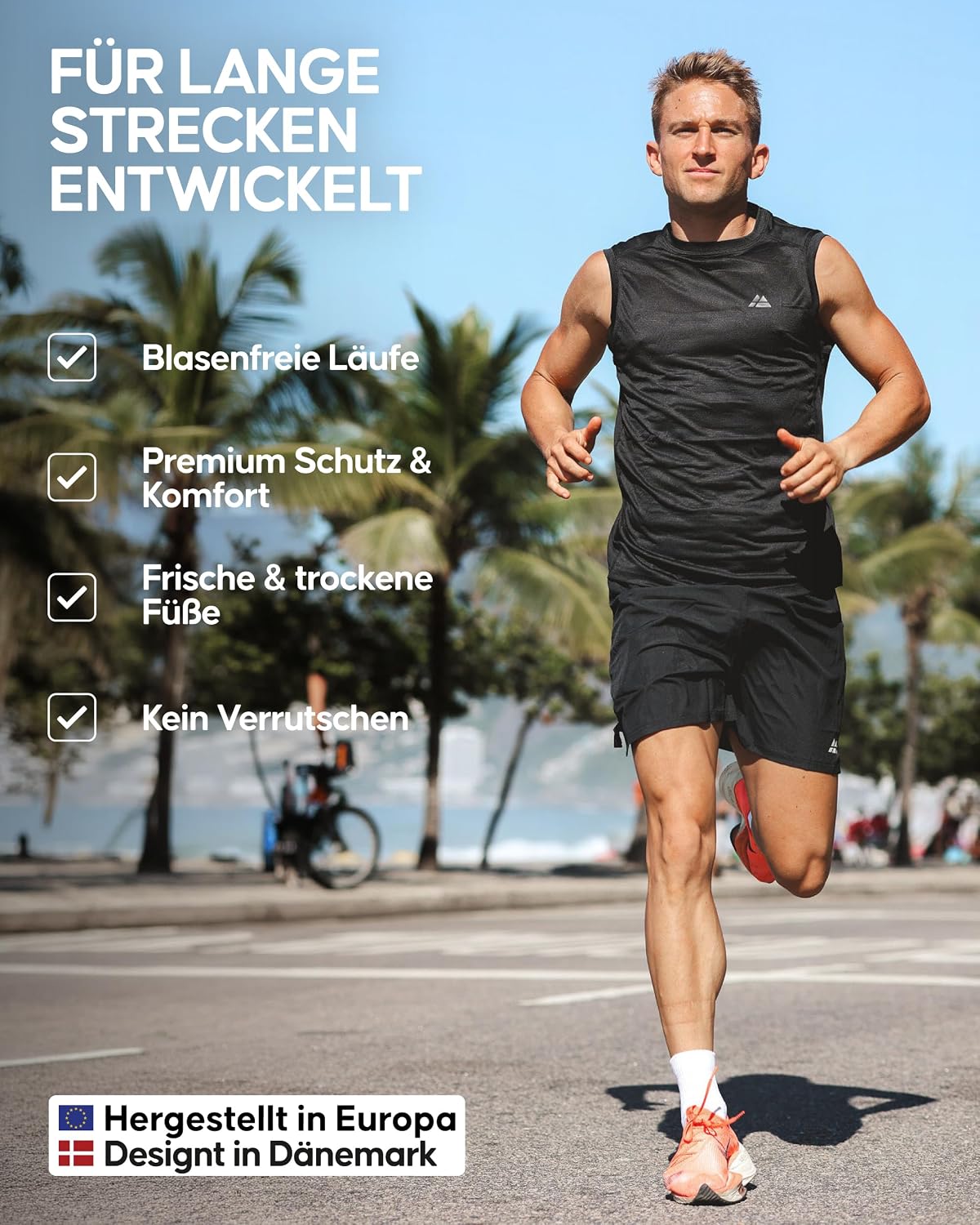 Detalle de Danish Endurance Quarter Laufsocken 5 Paar