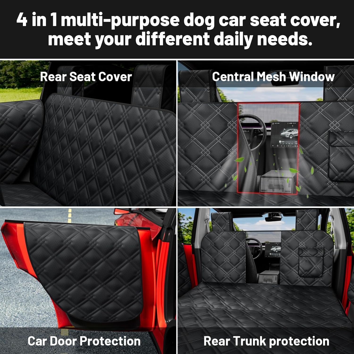 Detalle de Tesla Model Y 2020-2025 dog seat cover