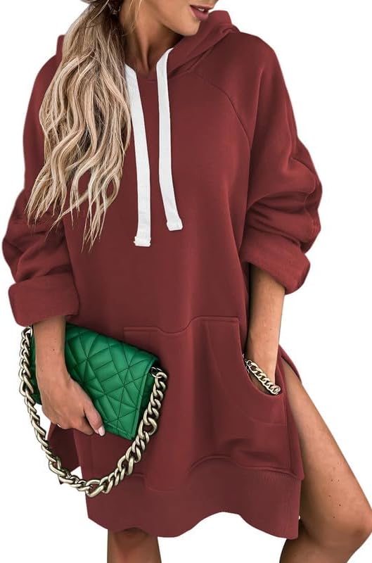Detalle de SHEWIN Hoodie Dress 95% Polyester