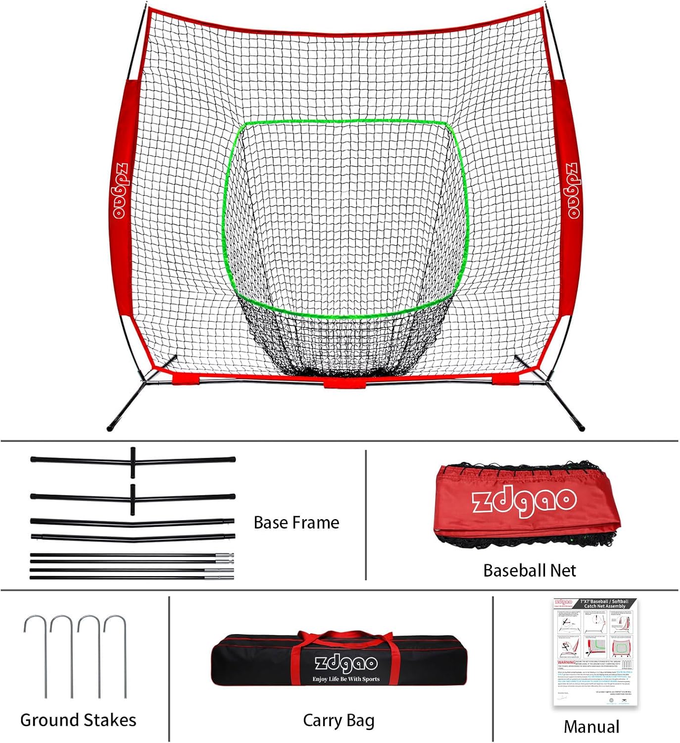 Detalle de Baseball Net 7x7FT