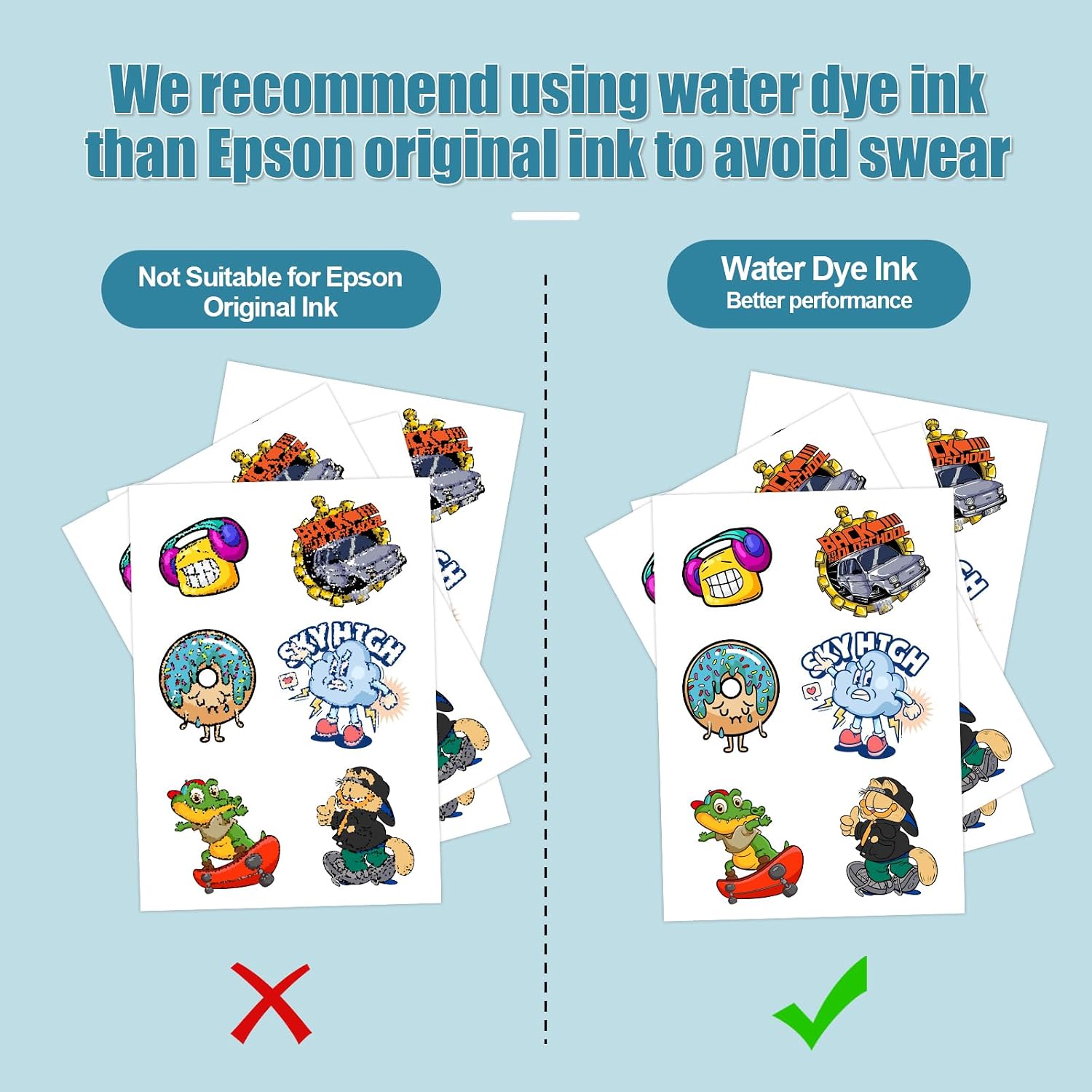 Detalle 2 de Stampcolour Clear Printable Sticker Paper, 30 Sheets