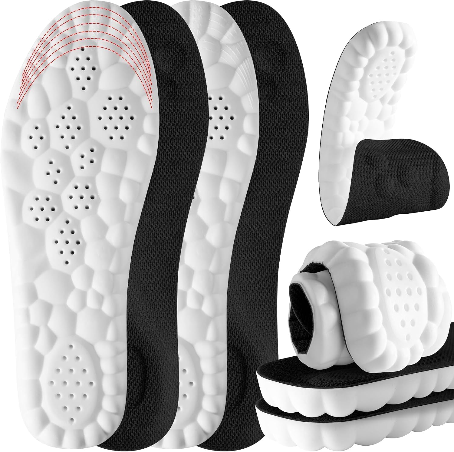 Thumbnail 6 de Orders My 4D Cloud Steppers Insoles: Cloud-Soft Comfort with 4D Memory Foam for Everyday Support