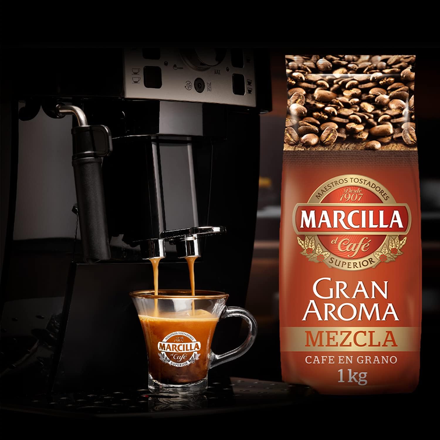 Detalle 2 de Marcilla Gran Aroma Mezcla - Intensidad 10 | Café