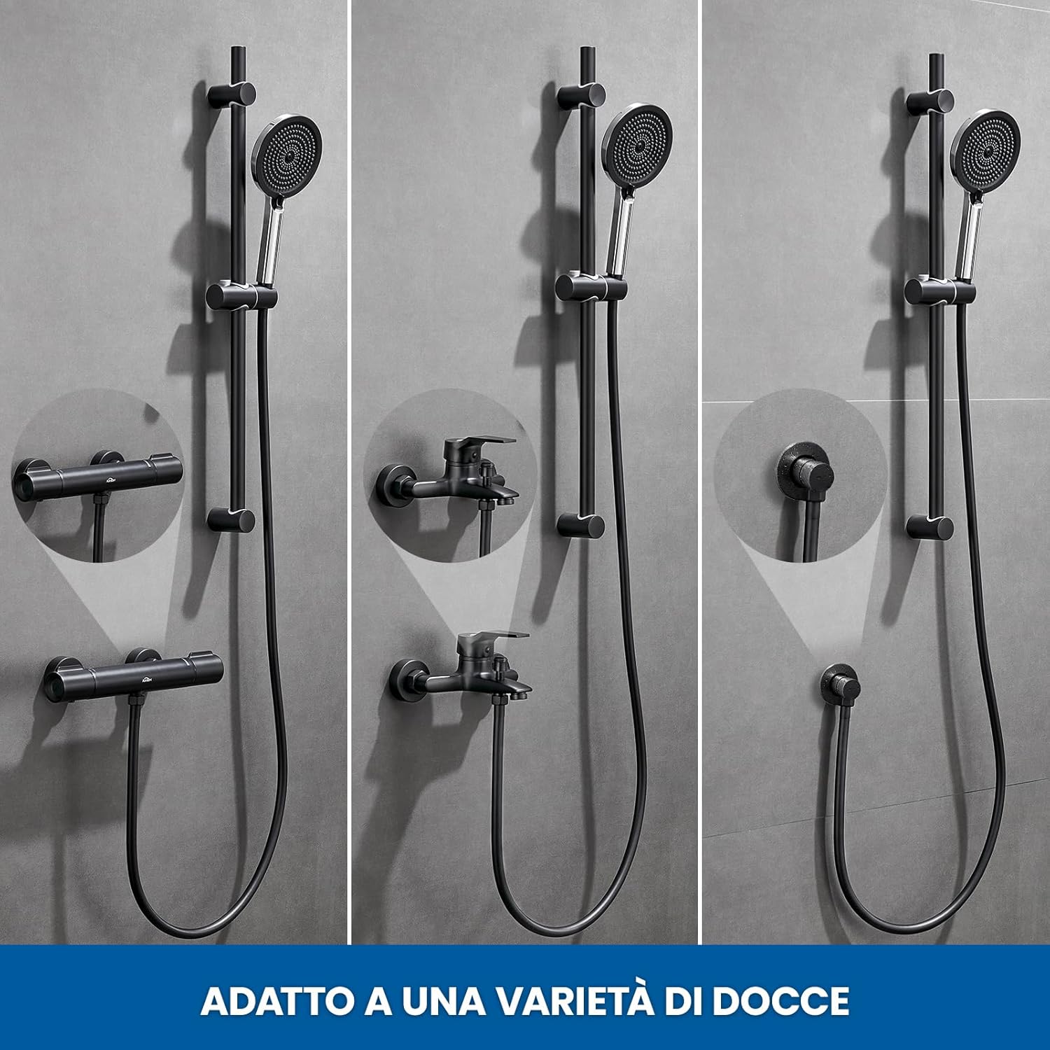 Thumbnail 4 de Auralum Asta Doccia 70 cm con Soffione