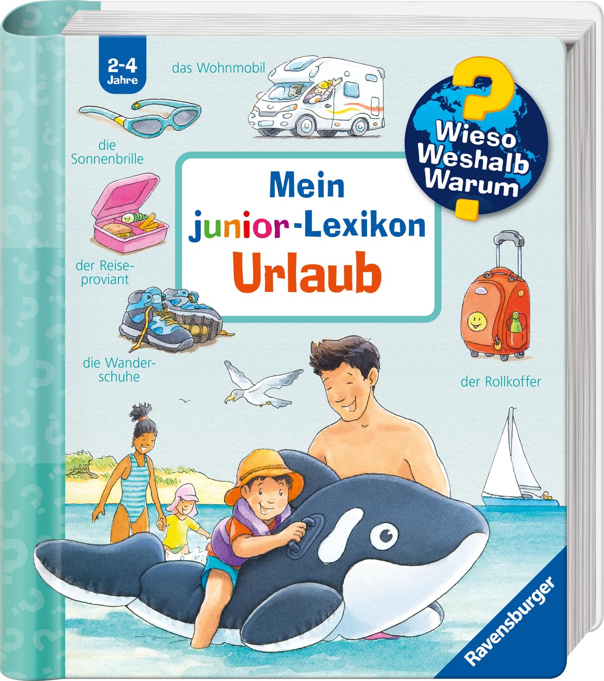 Detalle de Ravensburger Wieso? Weshalb? Warum? Sonderband – Mein junior-Lexikon: Urlaub, książka o wakacjach