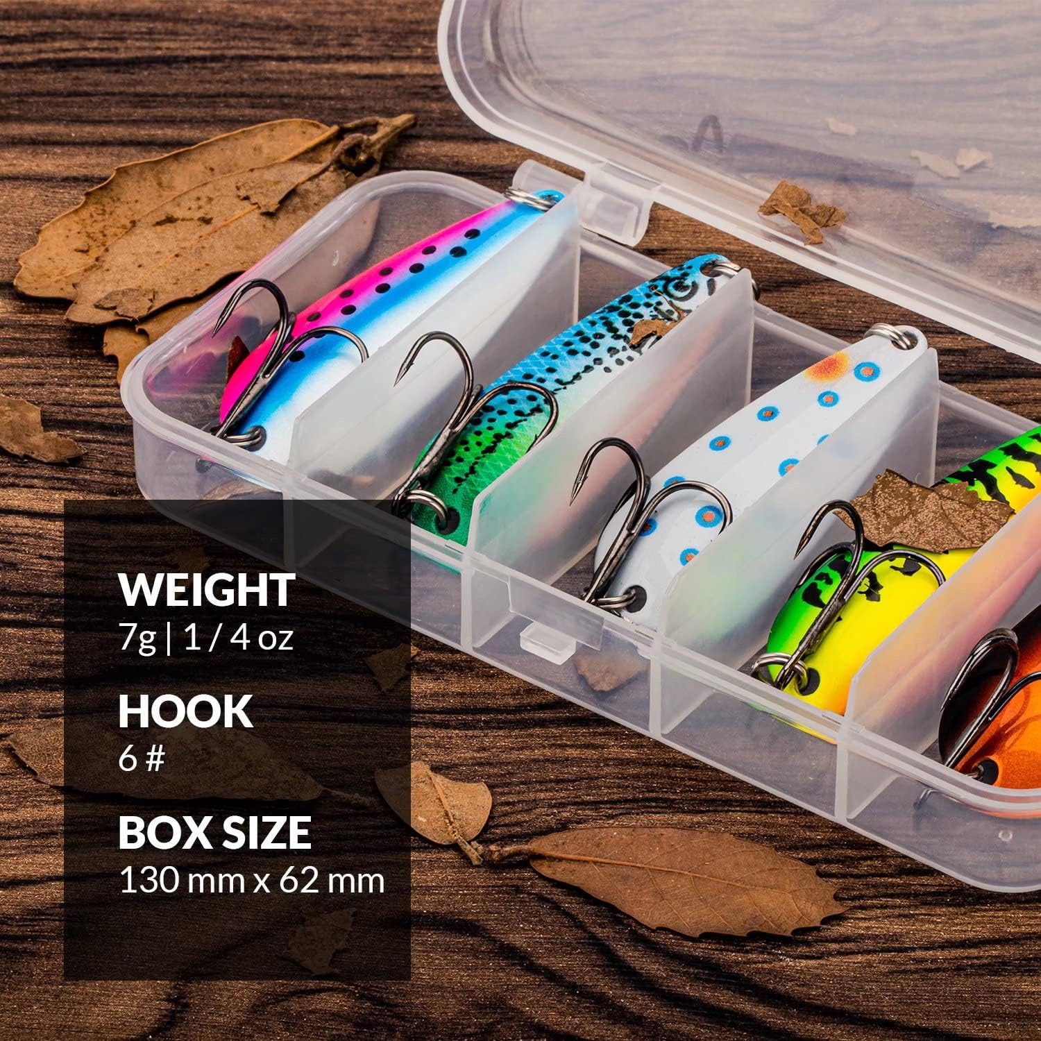 Thumbnail 6 de THKFISH Fishing spoons 5-piece set