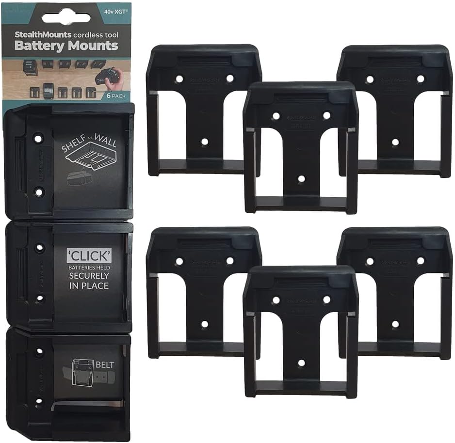 Detalle de Battery holders Stealth Mounts 6 pack
