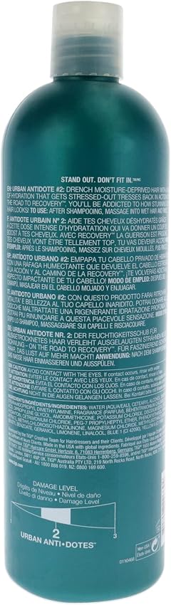 Detalle de Bed Head by Tigi Urban Antidotes Recovery acondicionador 750 ml