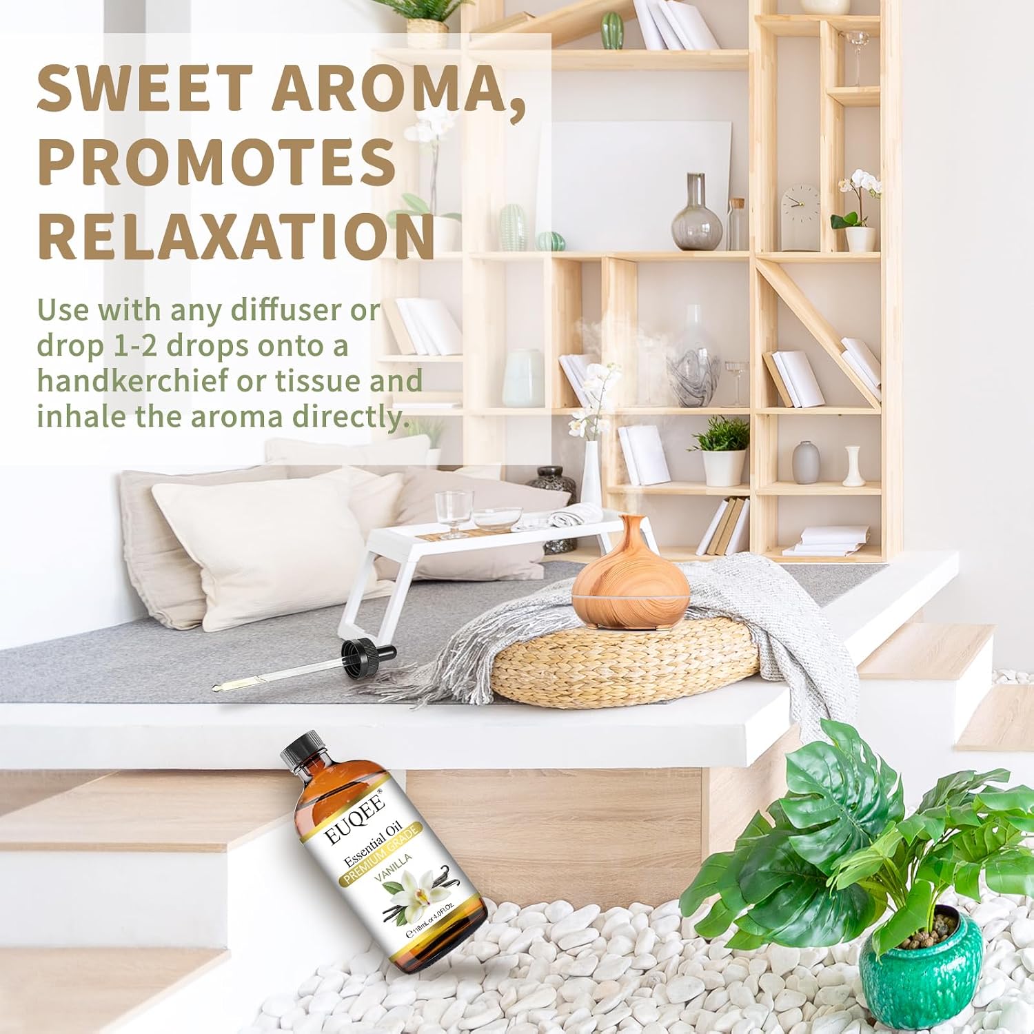 Detalle 2 de EUQEE Vanilla Essential Oil 118 ml