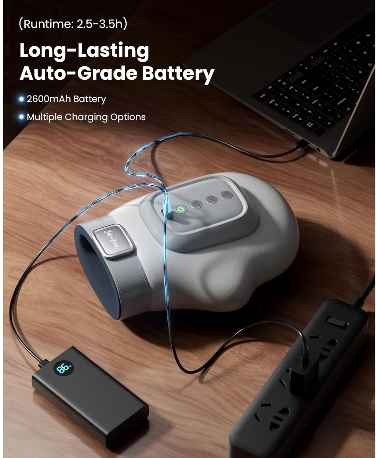 Detalle de Bob and Brad HandSpa Prime Electric Heated Hand Massager: a pragmatic look