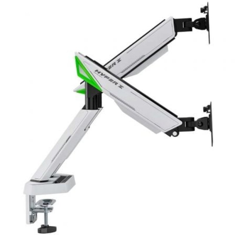 AISENS DT38TSR-345: Soporte de mesa giratorio e inclinable para doble monitor (hasta 38")